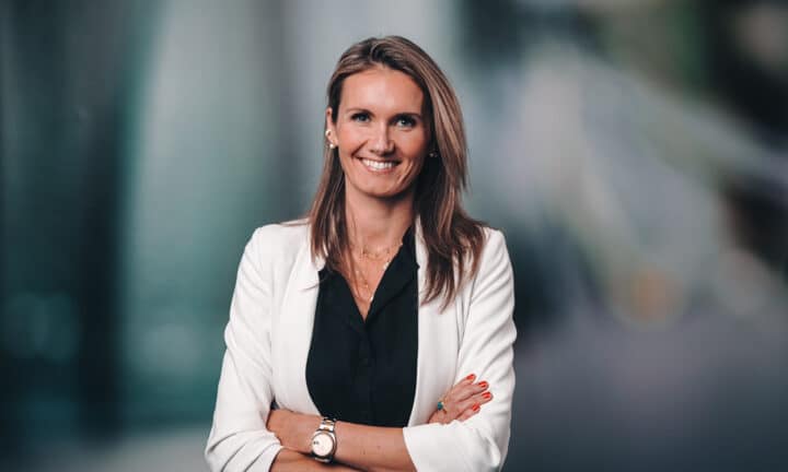 Portrettbilde av Maria Ervik Løvold, styremedlem (Group Executive Vice President Technology and Services i DNB)